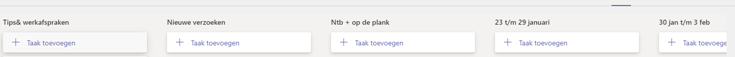 Onderdelen kalender