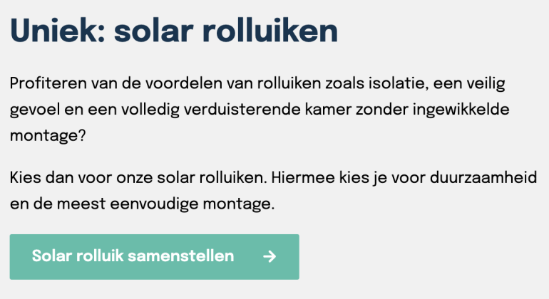 Voorbeeld solar rolluiken