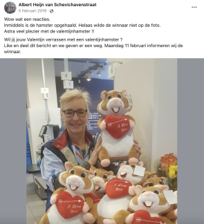 Winactie Valentijnsdag Albert Heijn