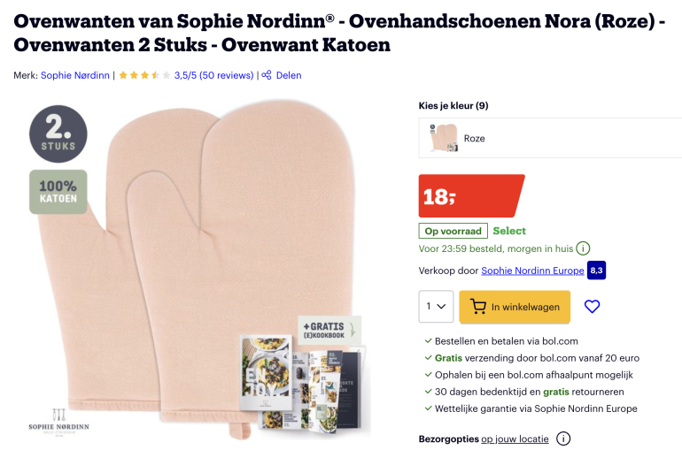 Ovenwanten te koop bij Bol