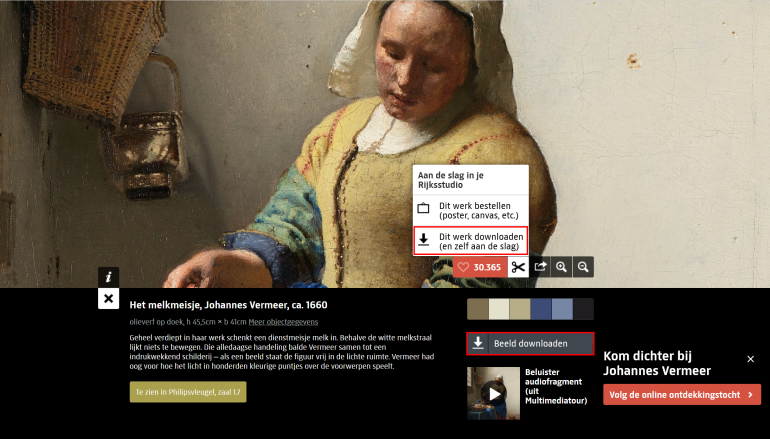 Aan de slag in Rijksstudio