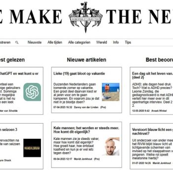 Reboot en rebuild van de nieuwsportaal startup Wemakethenews