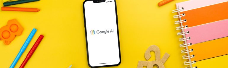 Google AI op smartphone.
