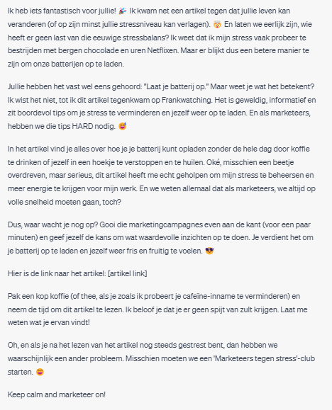 Contentvoorstel vanuit ChatGPT.