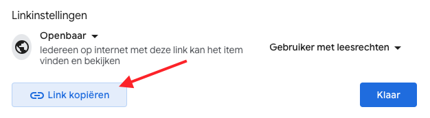 Dashboard delen in Google Looker Studio