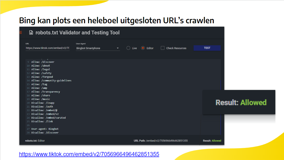 robots.txt tester-tool