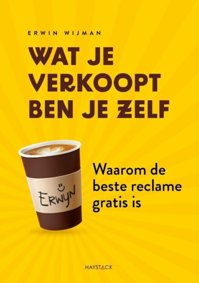 Wat je verkoopt ben je zelf, boekcover van het vakboek.