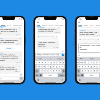 Qept lancering: Notities maken alsof je jezelf app