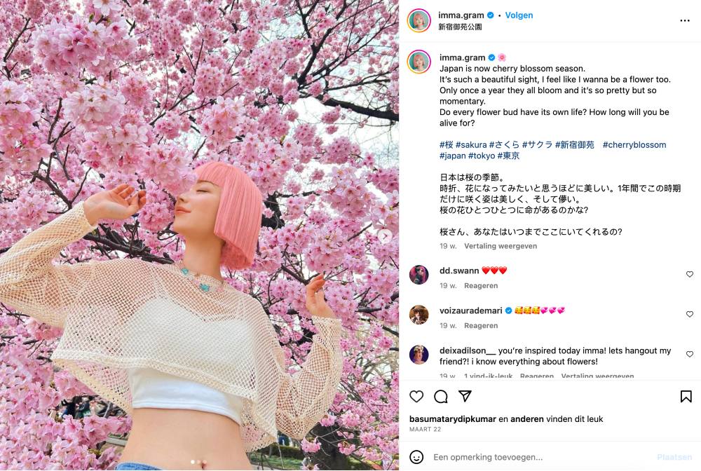 AI-influencer Imma.