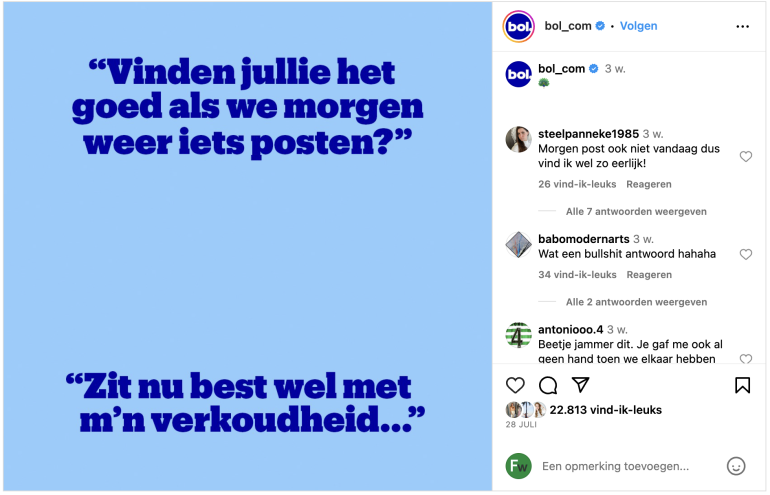 bol.com inhaker B&B Vol Liefde