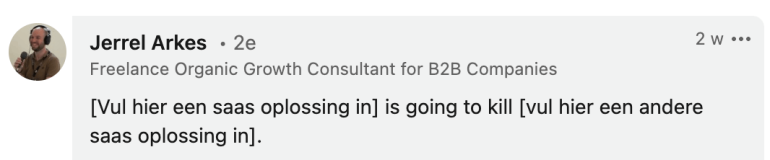 Reactie over tool die je leven gaat veranderen op LinkedIn
