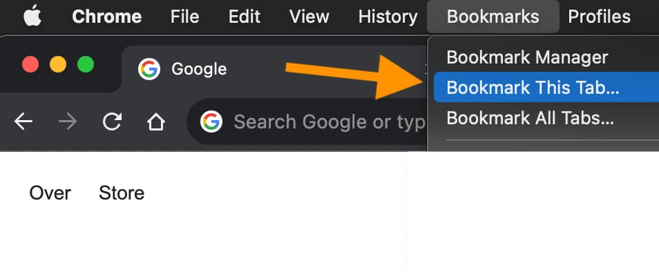Bookmark this tab. 