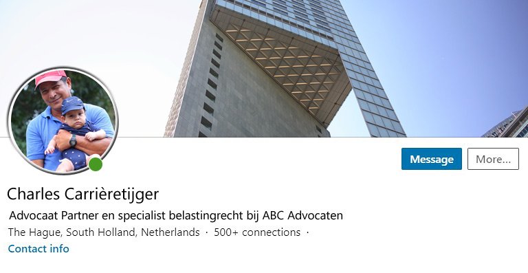 foto op LinkedIn