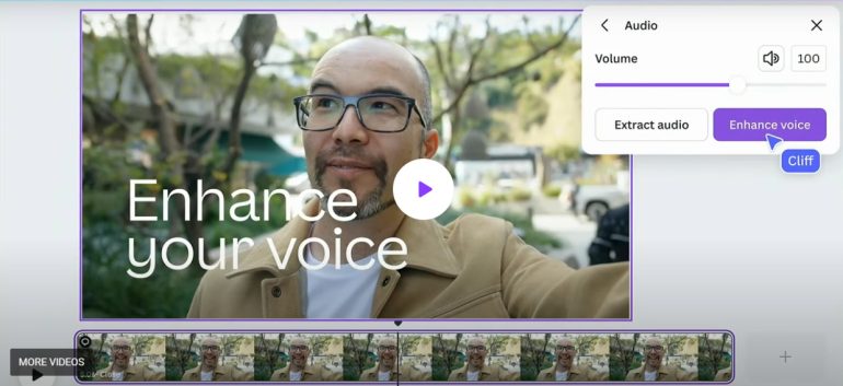 Enhance voice