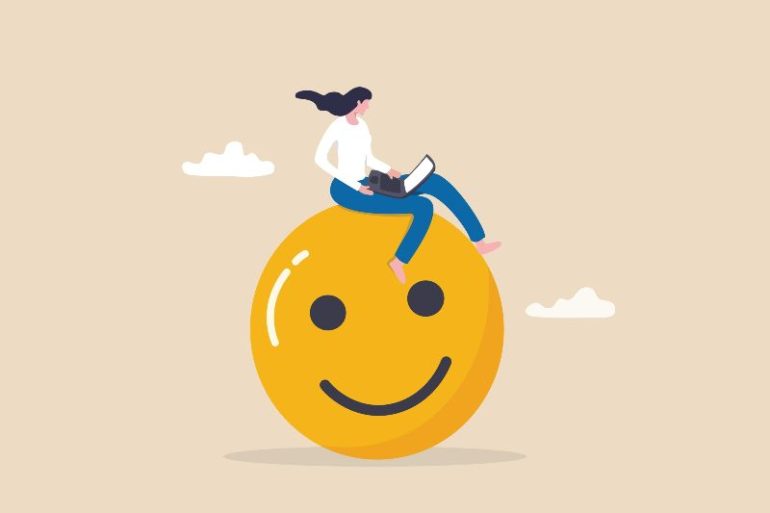Happy employee