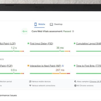 Mijn score in Google Pagespeed Insights is laag, en nu?
