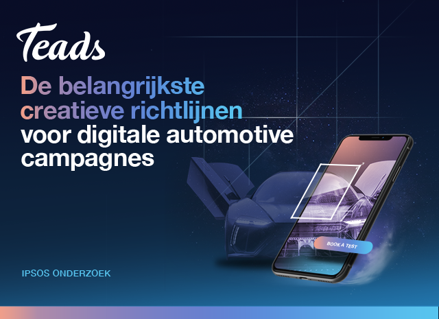 Teads en Ipsos onthullen de belangrijkste creatieve richtlijnen voor digitale automotive campagnes