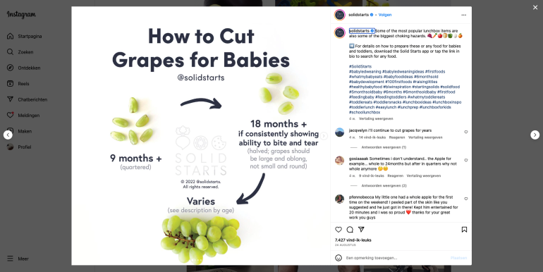 Screenshot Instagram Solid Starts