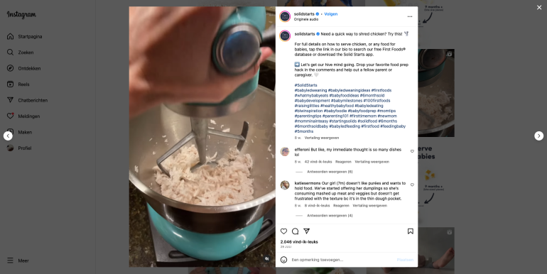 Screenshot Instagram Solid Starts