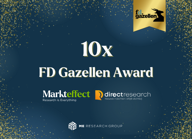 ME Research Group wint voor de tiende keer een FD Gazelle: Cultuur als basis van je succes