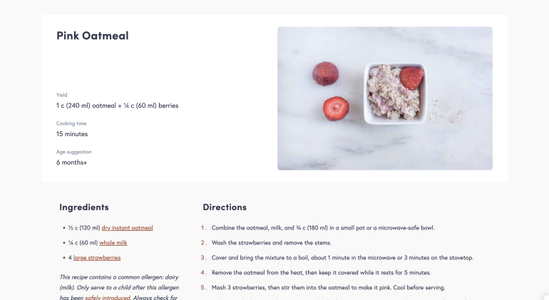 Screenshot website Solid Starts