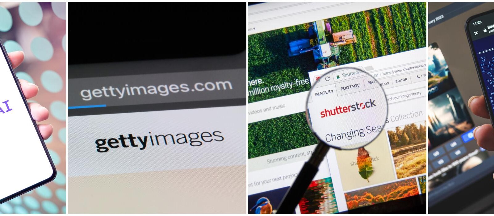 Rechtenvrije AI-stockfoto’s? Getty Images & 3 andere tools onder de loep