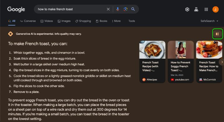 En de bronnen als je de bear claw uitklapt