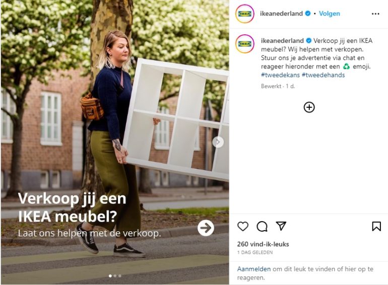 IKEA op Instagram