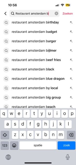 Zoekwoorden toevoeging