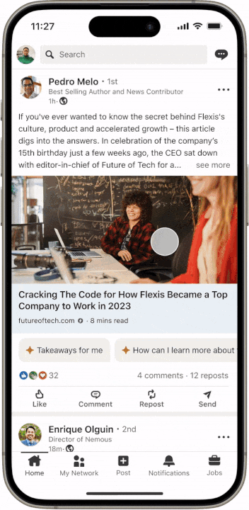 LinkedIn AI voor premium voorbeeld - Trudy Pannekeet