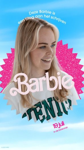 Barbieselfie van auteur