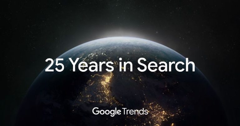 25 years in search - Google Trends