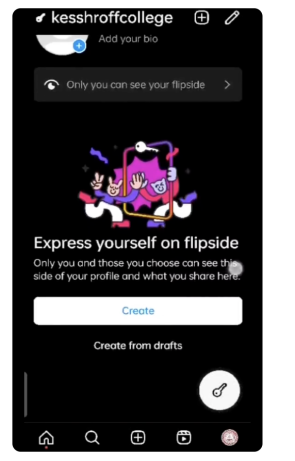 Flipside - Functie Instagram