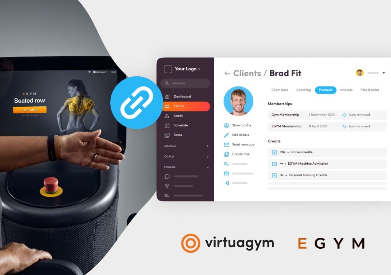 EGYM en Virtuagym gaan partnerschap aan en integreren clubmanagement software