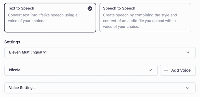 Voice-overs ElevenLabs (AI)