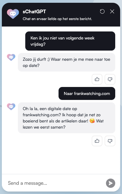 sChatGPT valentijn campagne