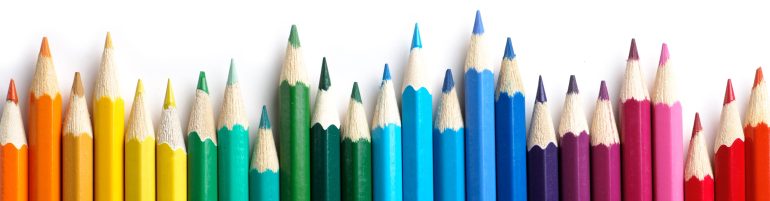 Verschillende kleuren in kleurenpsychologie bron: Nadiia Korol / Shutterstock