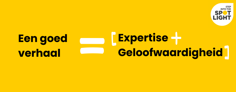Step into the Spotlight formule voor een goed verhaal
