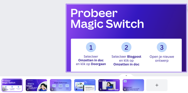 Magic Switch in Canva