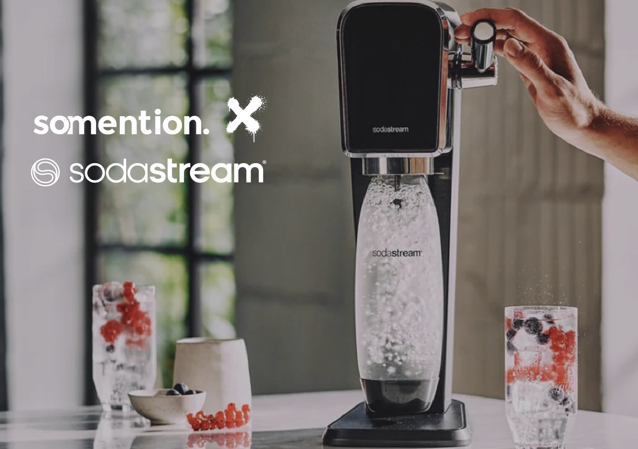 SodaStream BeNeLux kiest Somention voor haar Influencer Campagnes