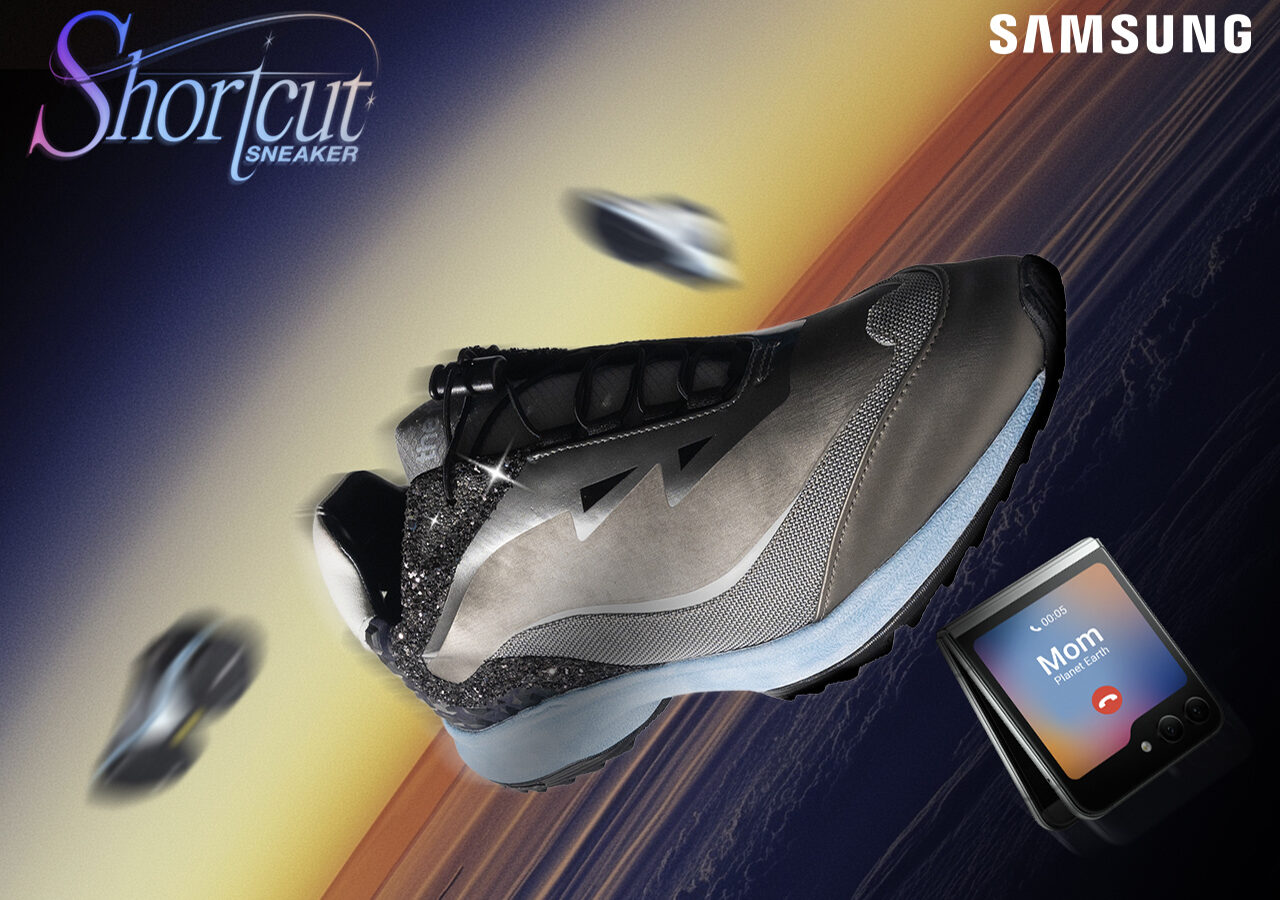Samsung lanceert ‘Shortcut Sneaker’, een sneaker die je telefoon bedient