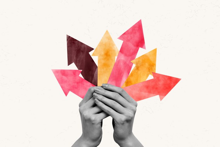 Bouwstenen: purpose, missie, visie, design en innovatie bron: Roman Samborskyi / Shutterstock