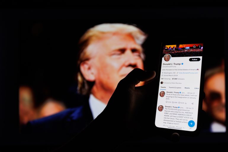 Trump op de socials