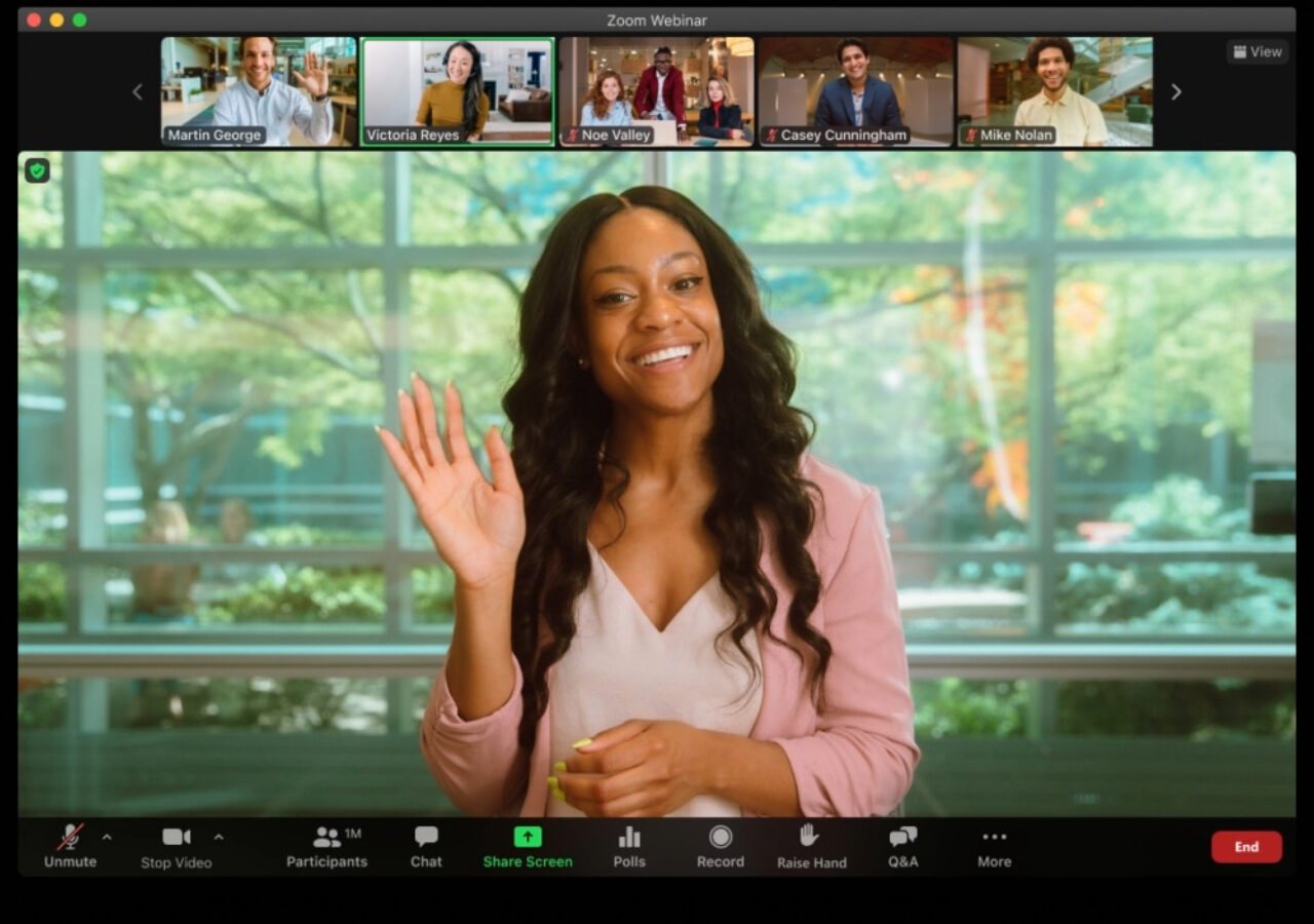 Zoom Webinars verhoogt capaciteit tot 1 miljoen deelnemers