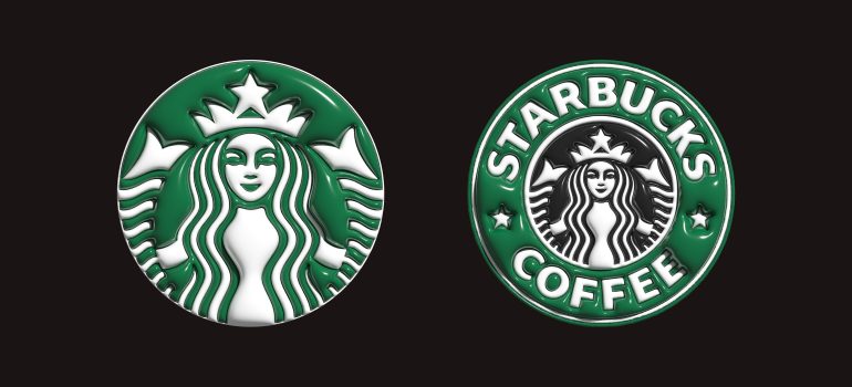 Verandering logo van Starbucks bron: SheikhMohsinAli / Shutterstock