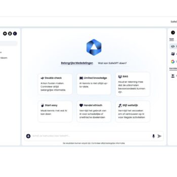 SafeGPT, innovatief AI-platform voor bedrijven