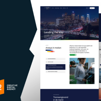 EF2 bouwt nieuwe website voor Alliance Automotive Group Benelux