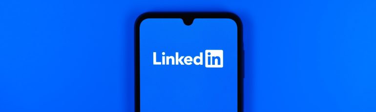 LinkedIn op telefoon