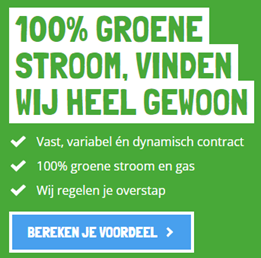 100& groene stroom vinden wij heel gewoon