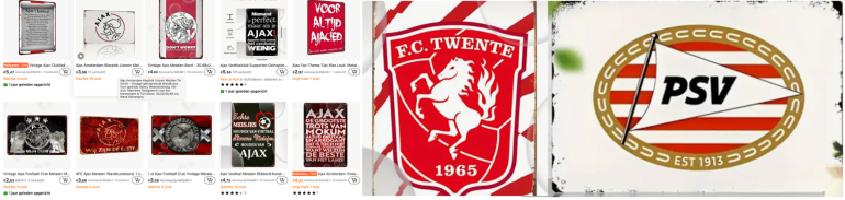 Merch van voetbalclubs